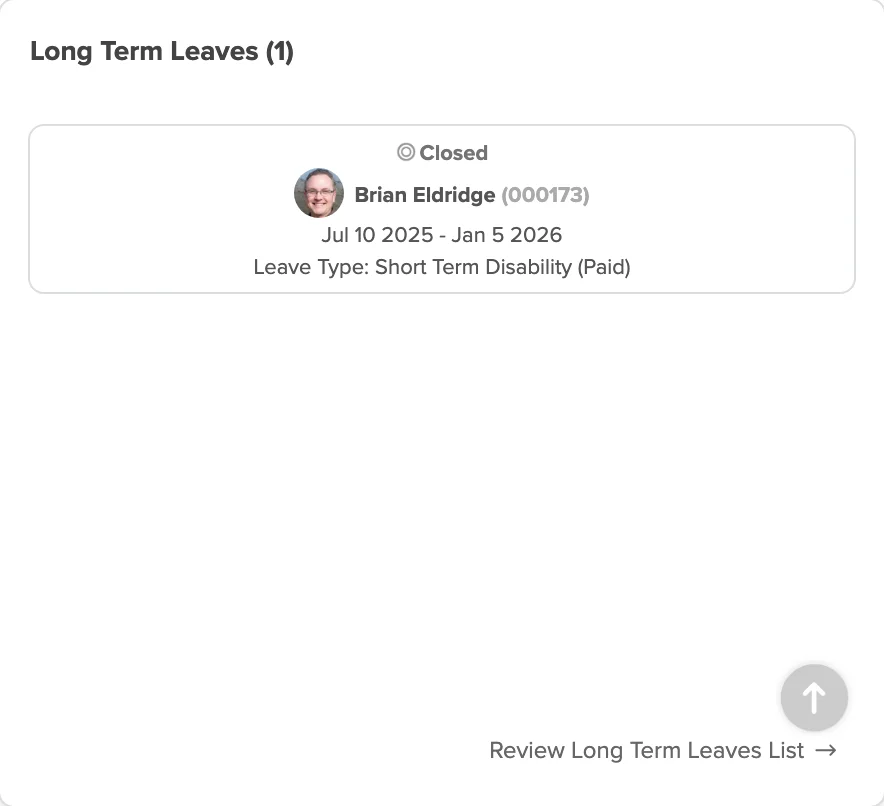 Workzoom leave calendar with Working Time Regulations tracking