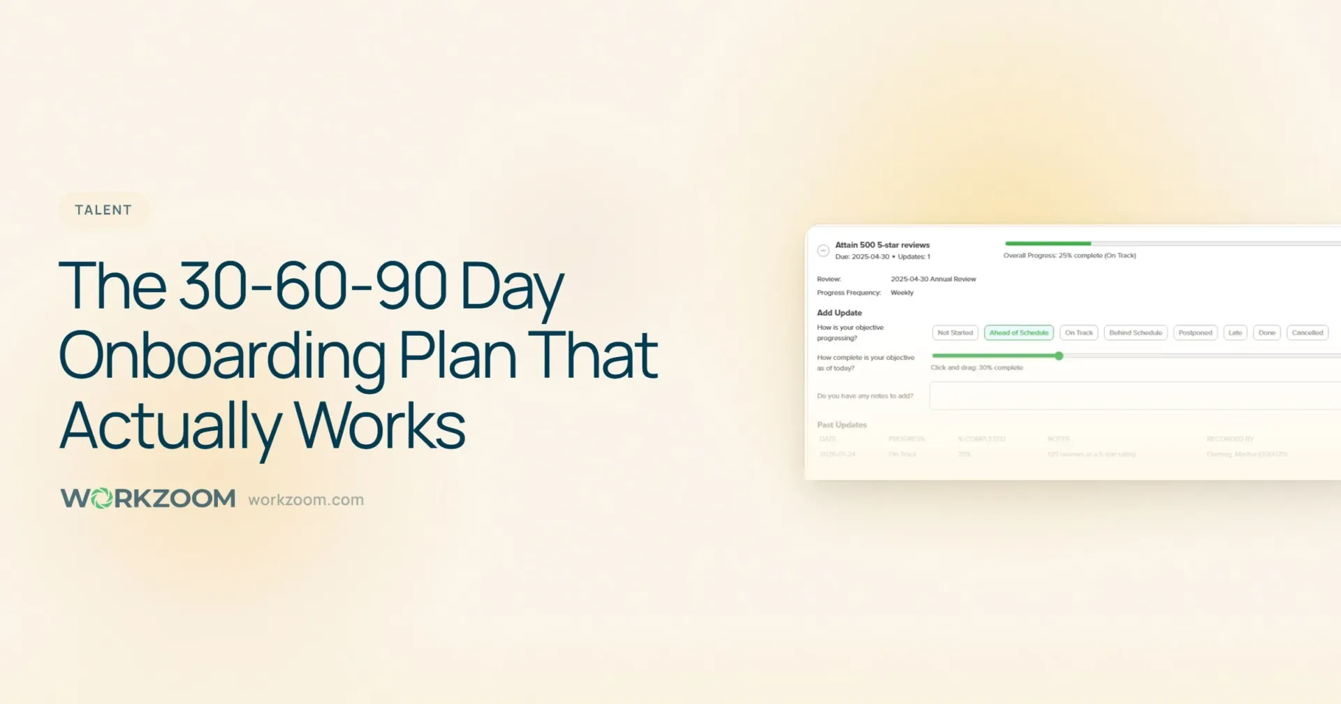The 30-60-90 Day Onboarding Plan That Actually Works