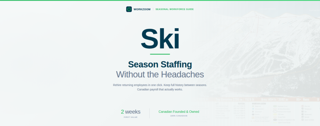 What Ski Resorts Actually Need from an HRIS