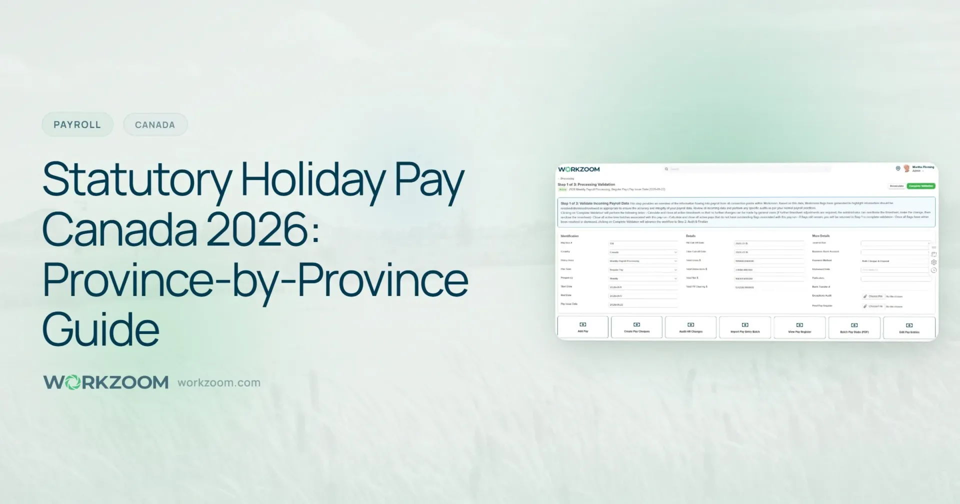 Statutory Holiday Pay Canada 2026: Province-by-Province Guide
