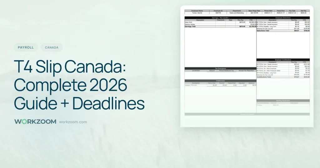 T4 Slip Canada: Complete 2026 Guide + Deadlines